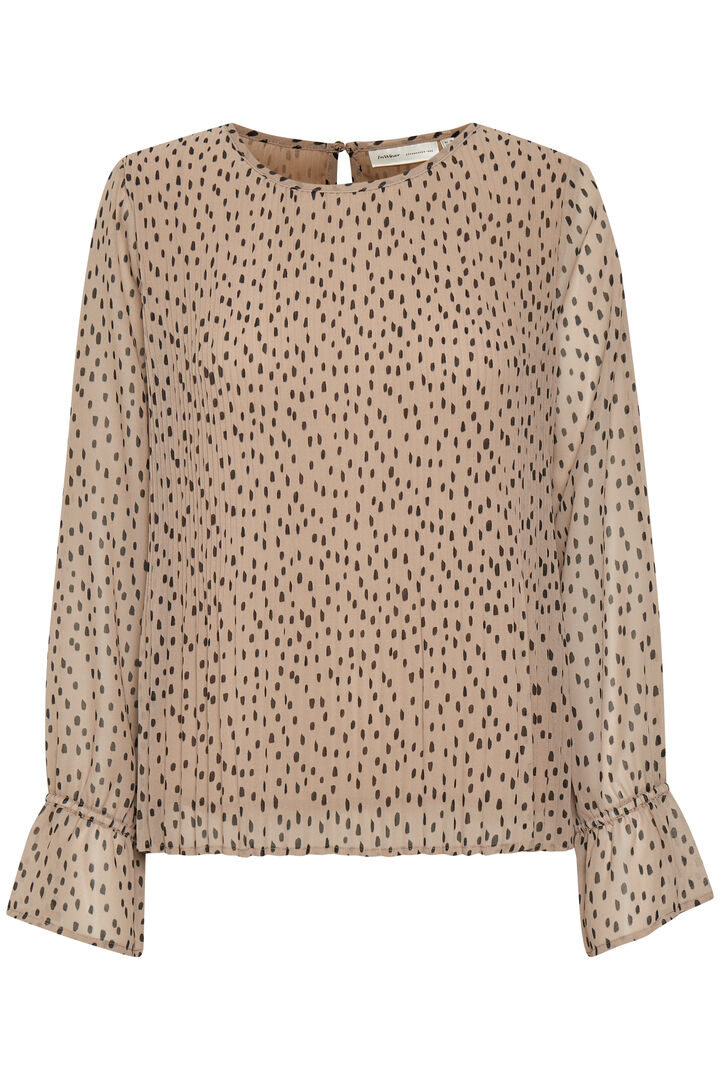RyannaiW Blus Black Painted Dot In Wear