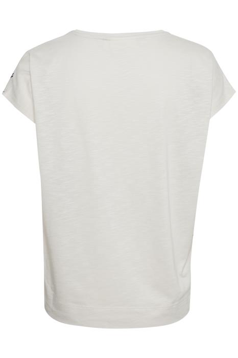 Sicilien Tshirt Black pressed Flower In Wear - 2