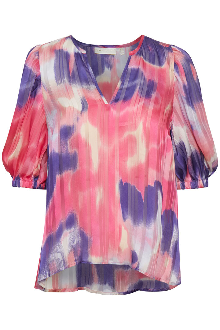 Jordaniw blus Pink Watercolour In Wear