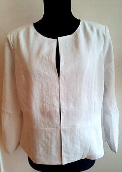 Jacket Viscose Bright White MICHA