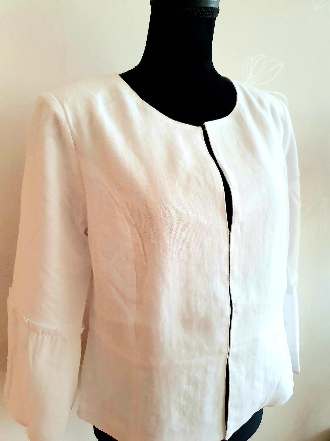 Jacket Viscose Bright White MICHA