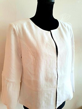 Jacket Viscose Bright White MICHA