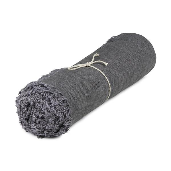 Löpare Rustik betong 100% tvättat lin, 43x150 cm Axlings Linné