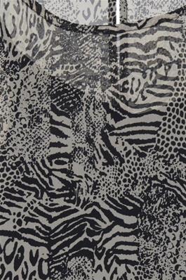 IHASSIP LS   Blouse Black Print  ICHI - 2