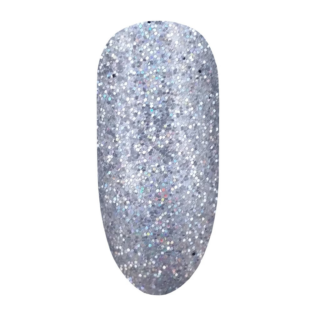 Glitter Powder, Silver, Hologram Nail Diva