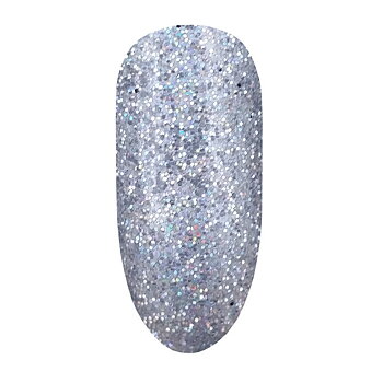 Glitter Powder, Silver, Hologram Nail Diva