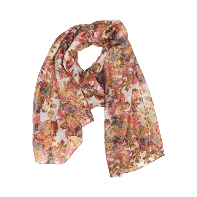 Scarf Zara, green/red The Moshi
