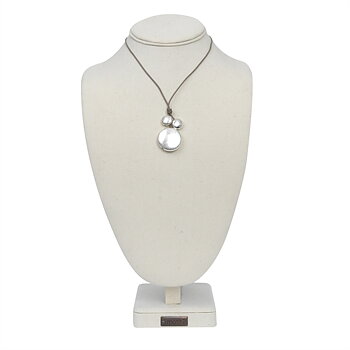 Necklace Monica, taupe/silver The Moshi