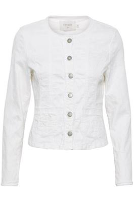 RobinaCR Denim Jacket Vit CREAM