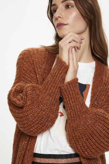 KAbenni Knit Cardigan Sierra Melange  KAFFE - 2
