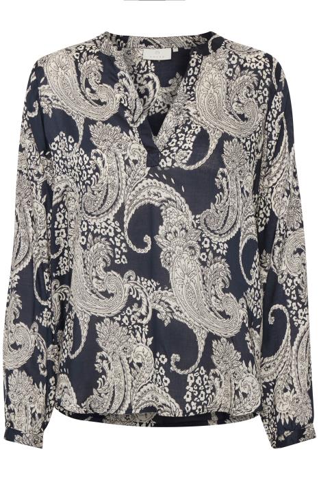 Paisley Blouse Midnight Marine KAFFE