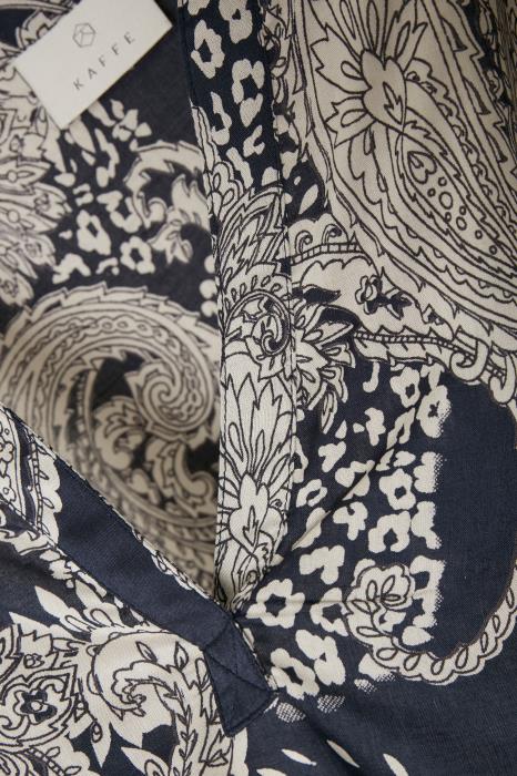 Paisley Blouse Midnight Marine KAFFE - 3