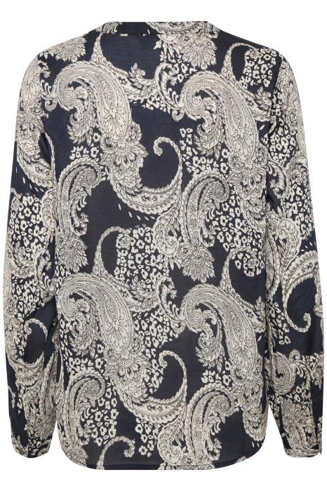 Paisley Blouse Midnight Marine KAFFE - 2