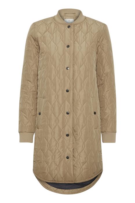 KAshally Quilted Coat Tannin KAFFE