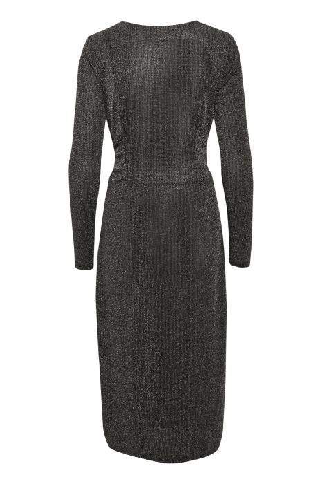KAjoy Dress Black Silver Lurex KAFFE - 2