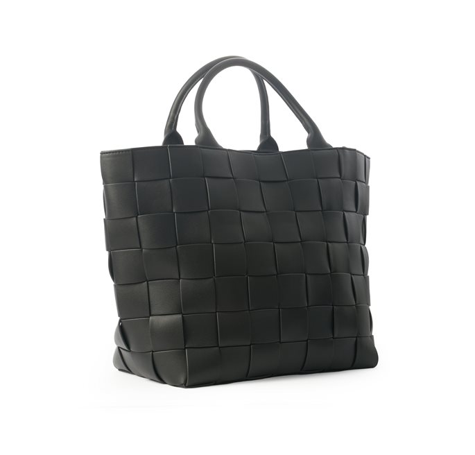 BRAIDED STRAP SHOPPER BLACK CEANNIS - 2