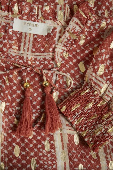 AganaCr blouse Baked Clay Rost CREAME - 3