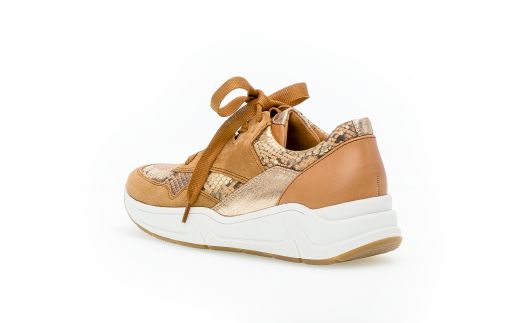 Sneekers Snake/Samt/Perlato, Camel/Sattel GABOR - 4