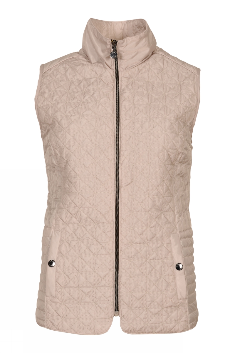 Waistcoat Fall Quilt Off White MISCHA