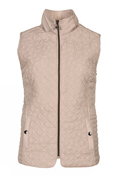 Waistcoat Fall Quilt Off White MISCHA