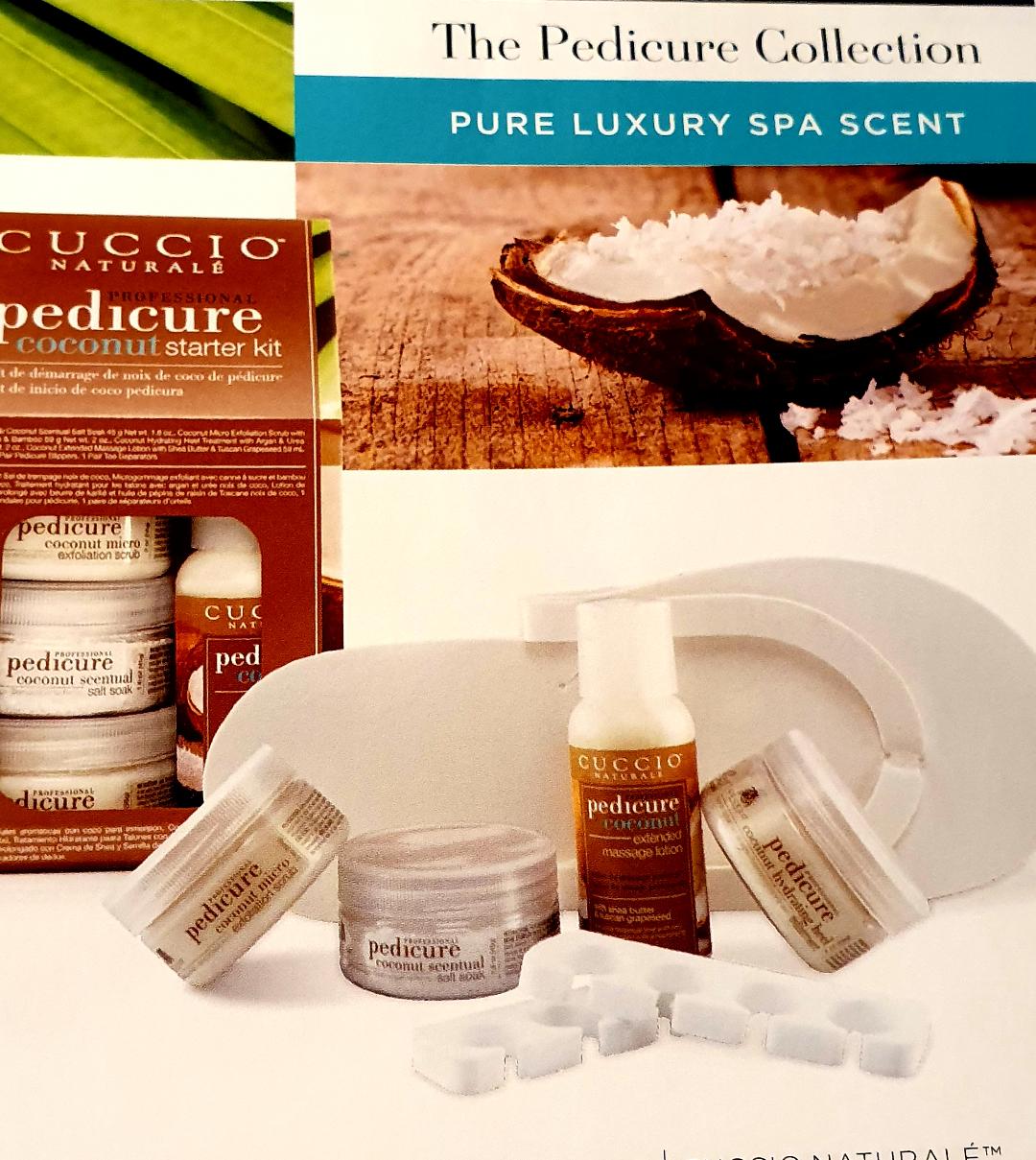 Pedicure Coconut kit + White Quartz
