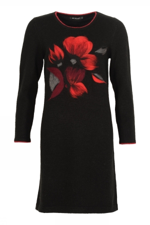 Dress Knit w. Art Flower MICHA - 2