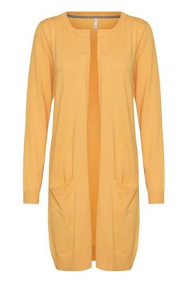 PZSARA Artisans Gold Long Cardigan