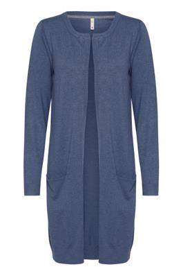 PZSARA Classic Blue Long Cardigan