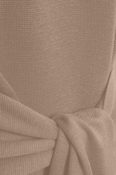 SammyIW Tie Pullover Powder Beige In Wear - 3