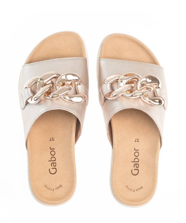 Gabor Fashion Sandalett Gold/Puder 575 Kr SALE
