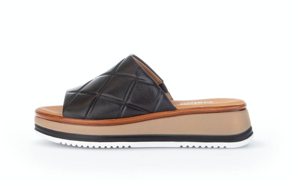 GABOR COMFORT SPORT SANDAL BLACK REA 550 KR