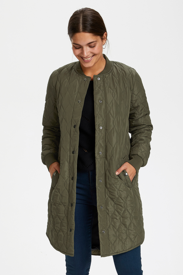KAshally Quilted Coat Grape Leaf KAFFE  Finns i fler färger