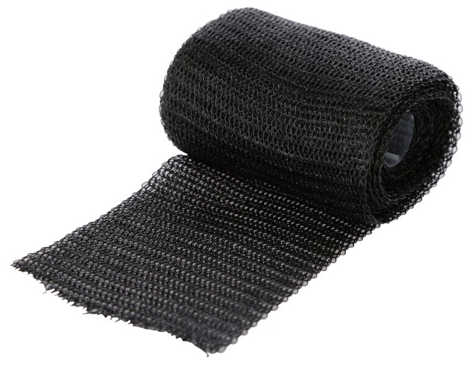 Plaster and support bandage black 7.5cmx3.6m TechnoCast