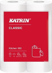 Hushållspapper 1-L 100m 2 st. Katrin Classic 