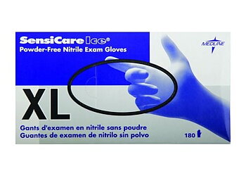 Engångshandske nitril blå XL 180 st. SensiCare® Medline