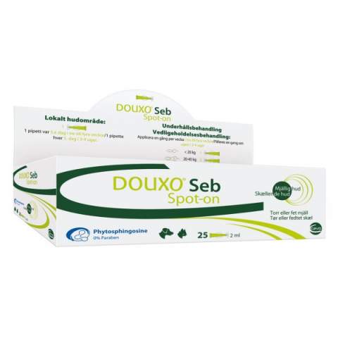 Douxo S3 SEB spot-on 25 stuks.