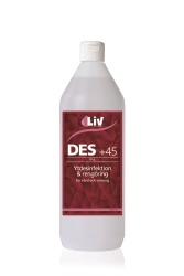 Oberflächendesinfektion Liv IPA 45 % mit Tensiden 1 Liter