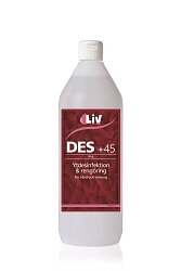 Oberflächendesinfektion Liv IPA 45 % mit Tensiden 1 Liter