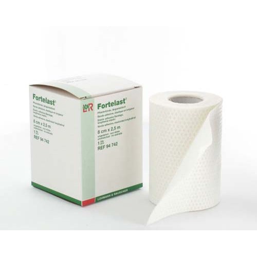 Selbstklebende Binde 7,5cmx2,6m (4,5m) elast Fortelast Plus weiss