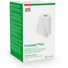 Adhesive bandage 10cmx2,6m (4,5m) elast Fortelast Plus white - 2