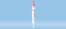 Vakuumrör plast 4,9ml 50 st. serum röd blodprov S-Monovette