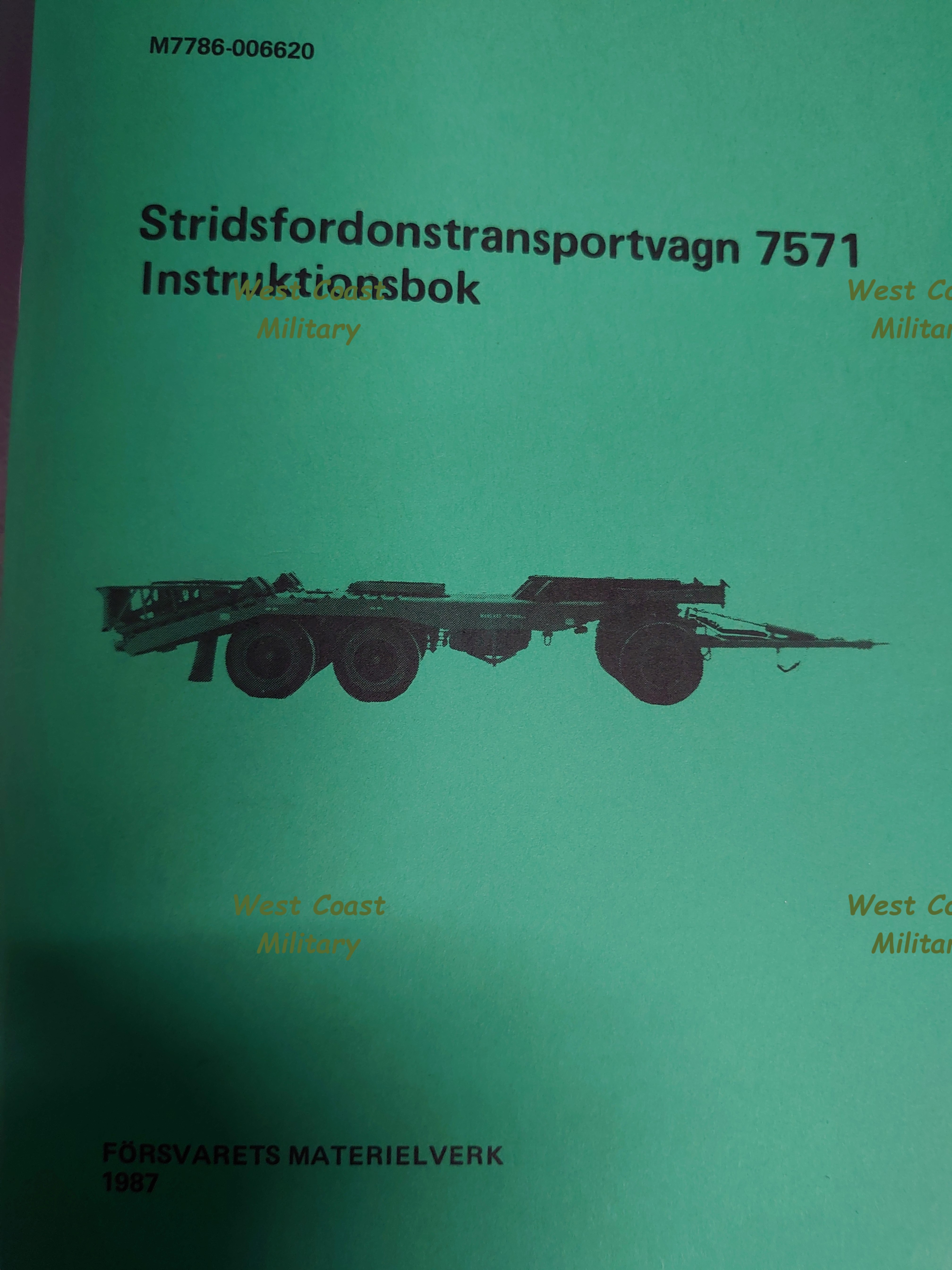 Stridsfordonstransportvagn 7571