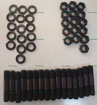 Steering Knuckle Stud Nut And Washer Set