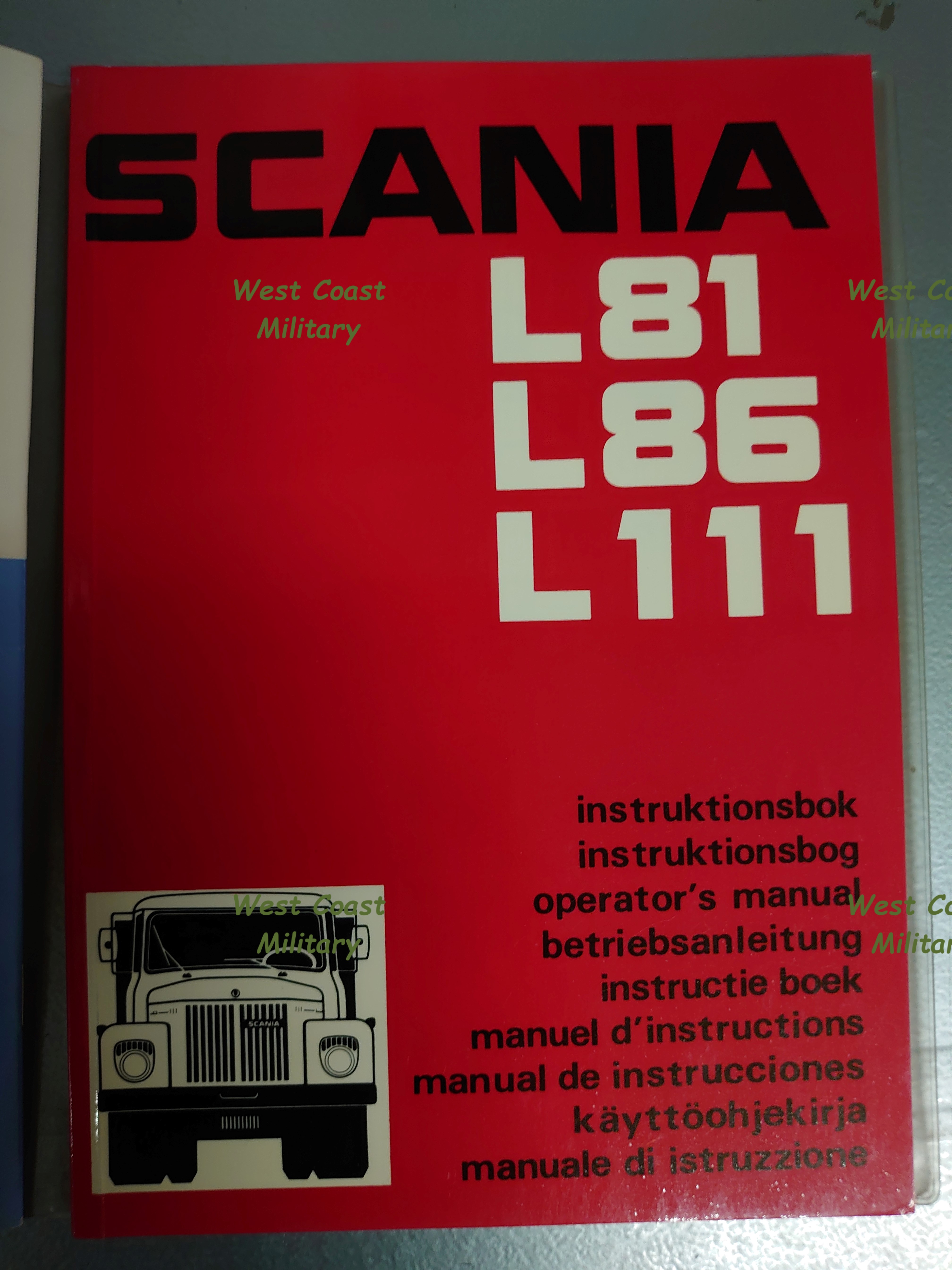 Scania LS111S Tillägg Fast flak och kran