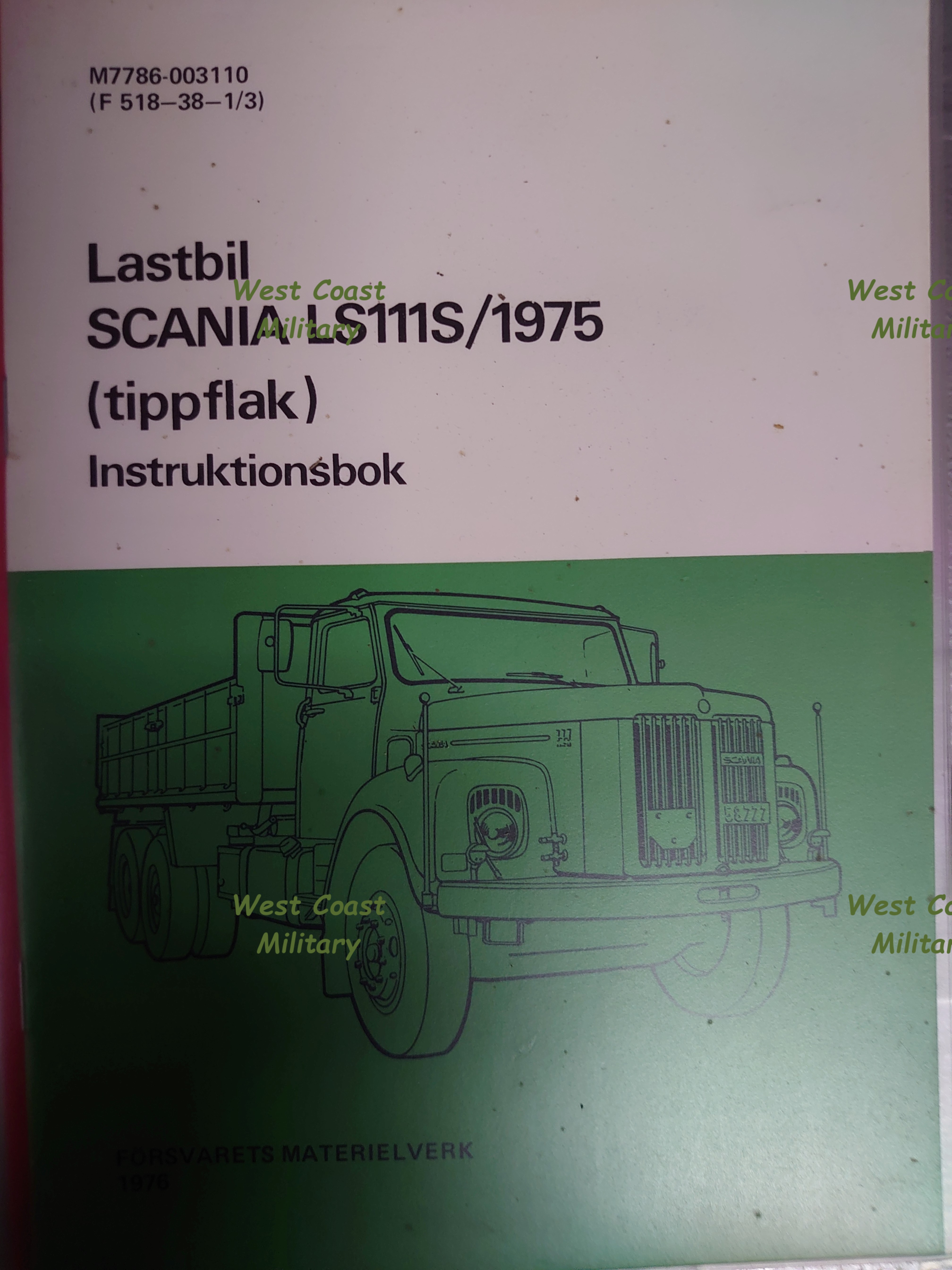 Scania LS111S Tillägg Tippflak - 2