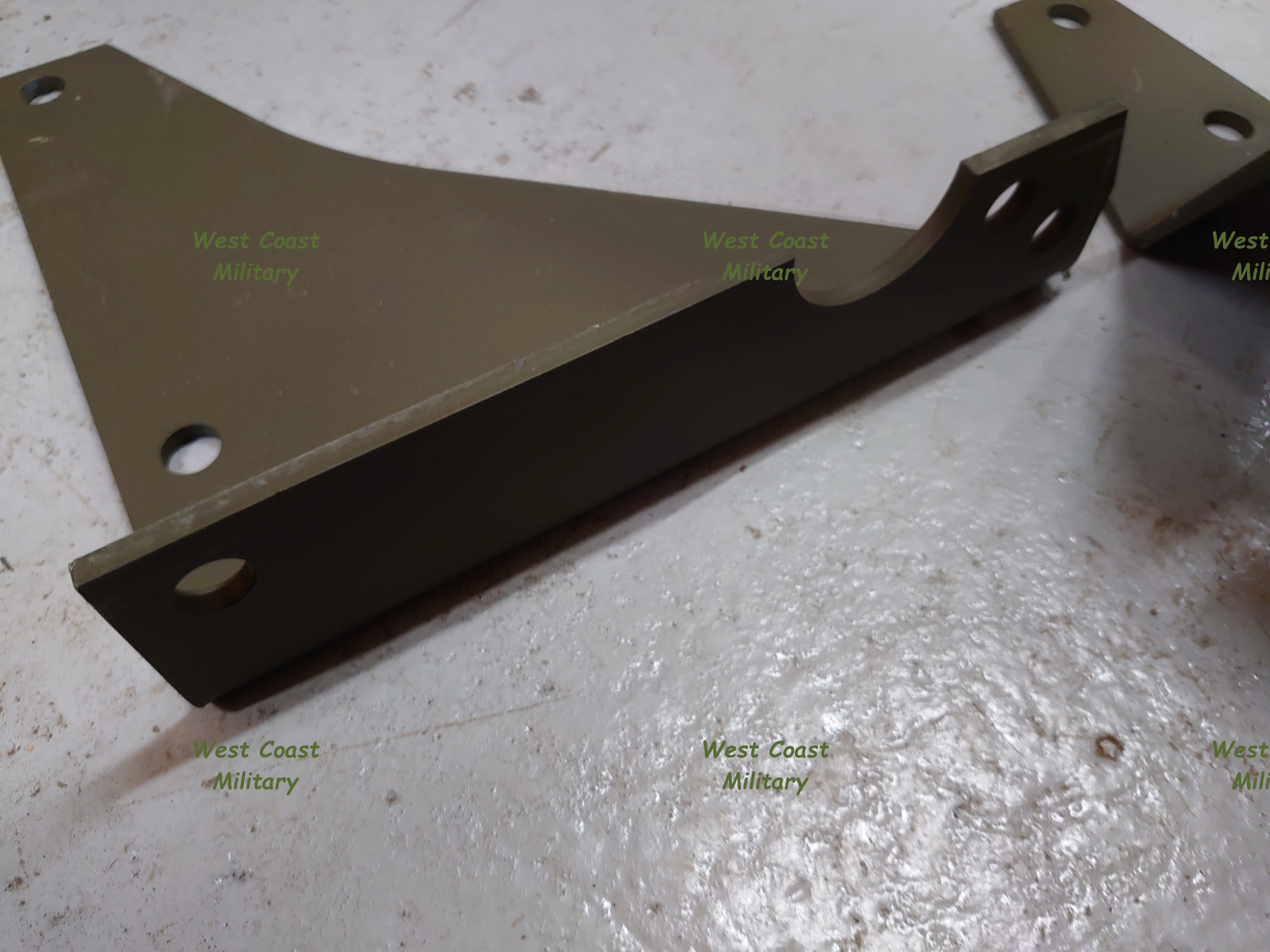 Brackets for Winch bumper West coast military