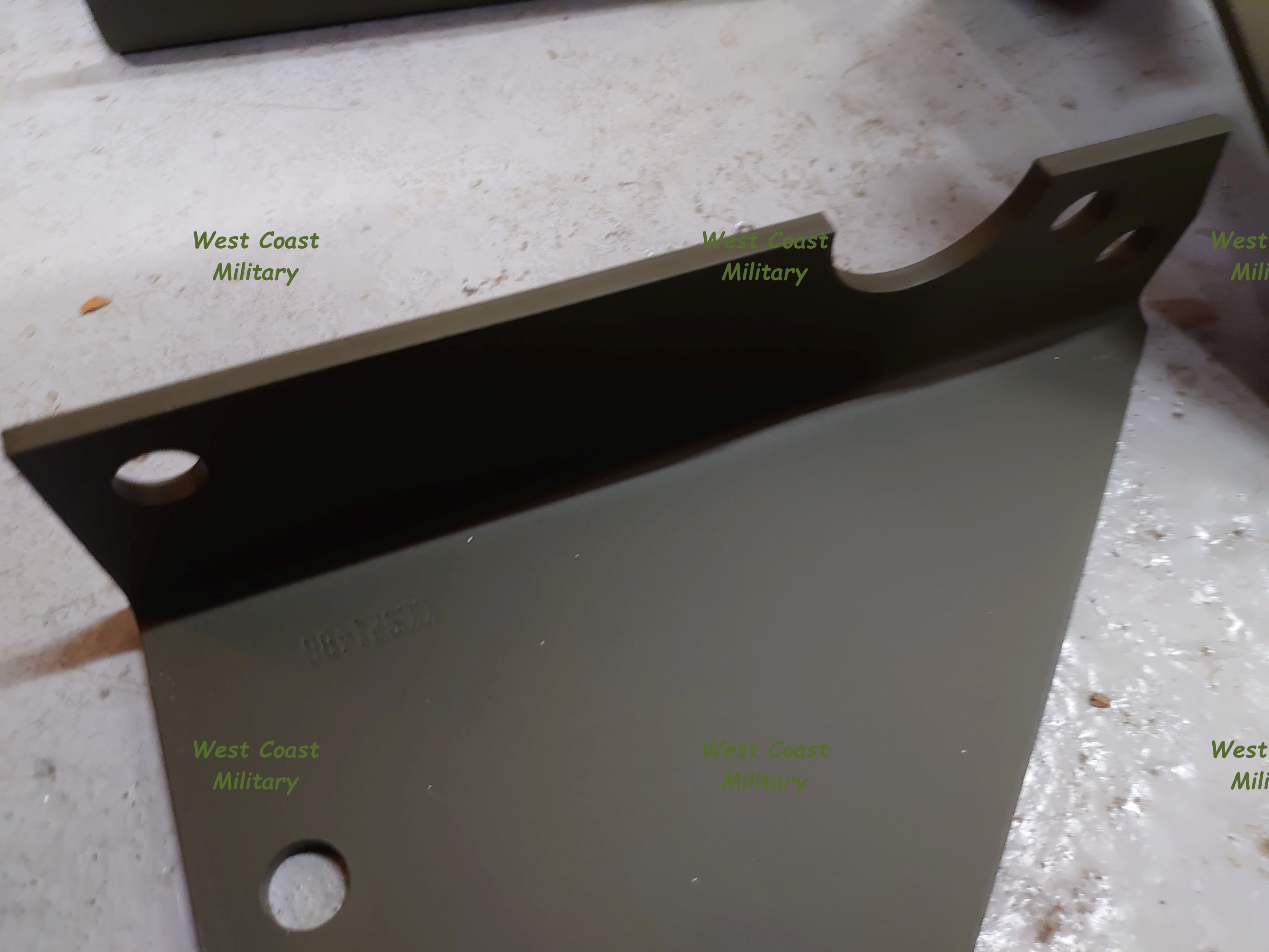 Brackets for Winch bumper West coast military