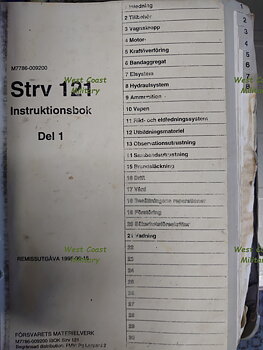 STRV 121 Instruktionsbok