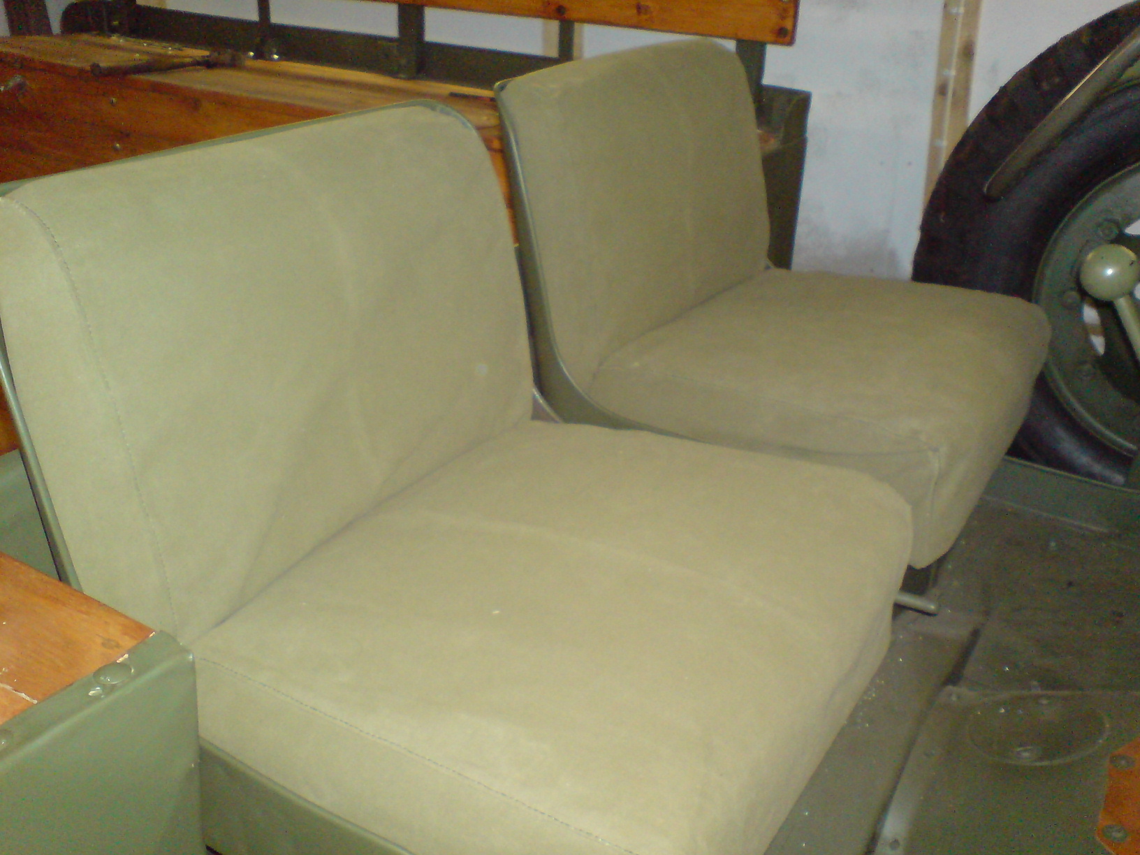Canvas seats Dodge late