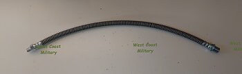 Brake hose long 6x6 Rear